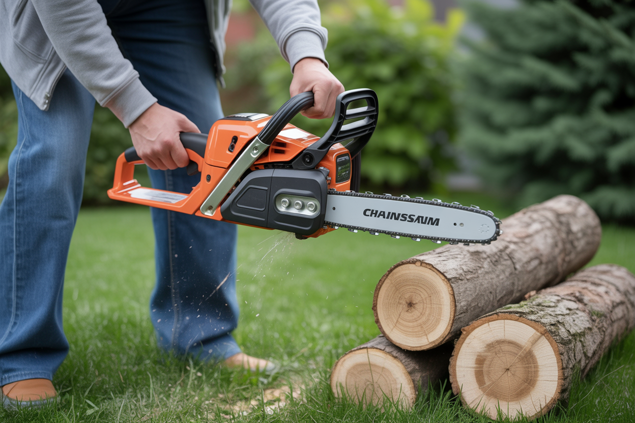 cordless chain saw